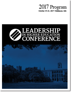 2017 Leadership in Higher Education Conference program