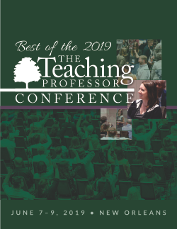 Best of the Teaching Professor Conference 2019