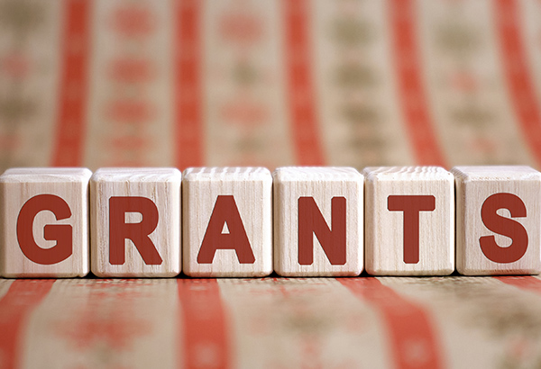 blocks spelling out the word grants