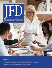 Journal of Faculty Development – September 2021 Print Issue