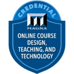Online Course Design, Teaching, and Technology badge