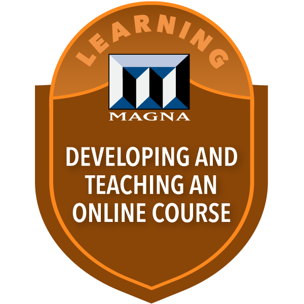 Developing and Teaching an Online Course