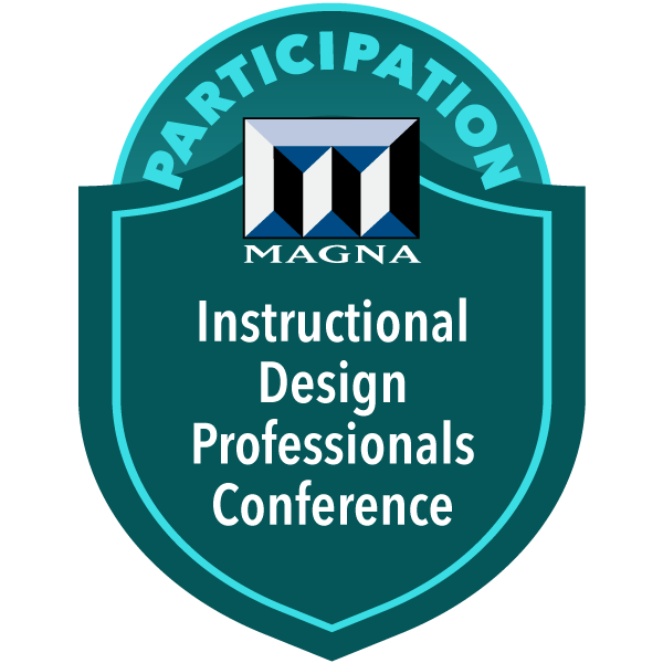 Instructional Design Professionals Conference badge