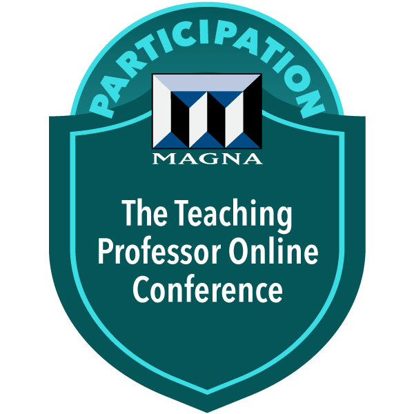 The Teaching Professor Online Conference Participation badge