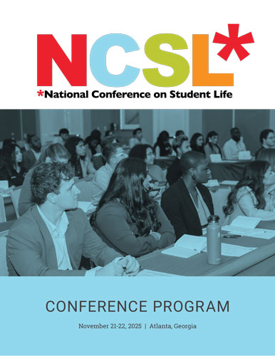 NCSL Conference Program cover
