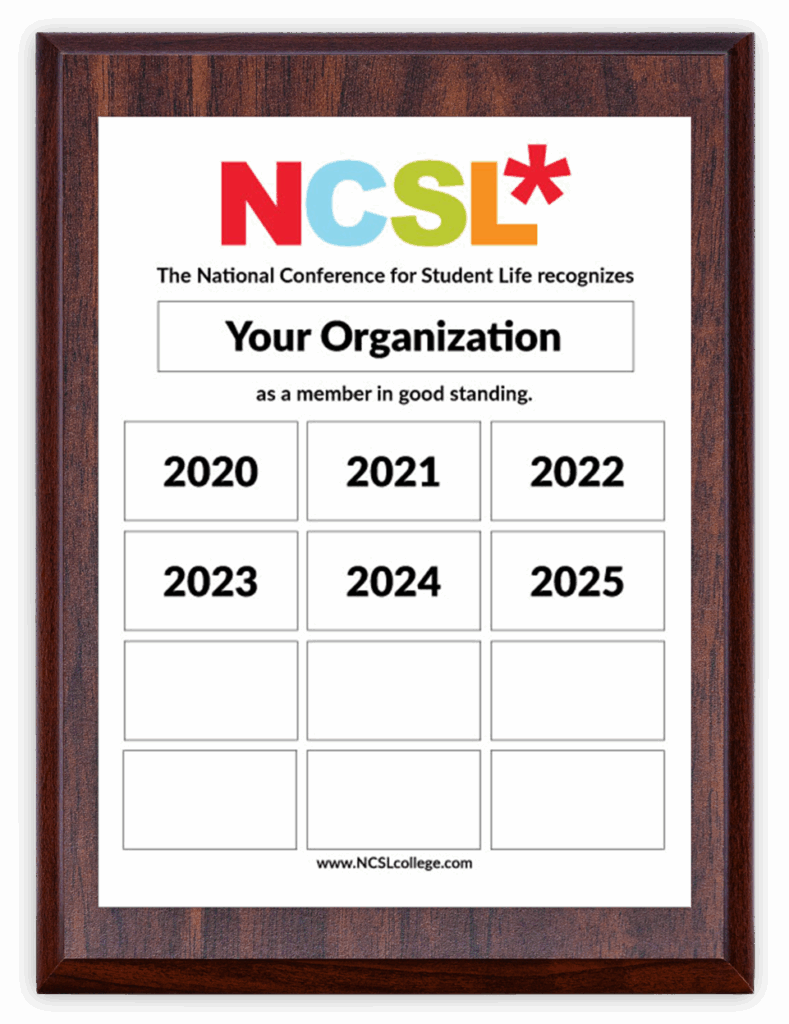 ncsl plaque