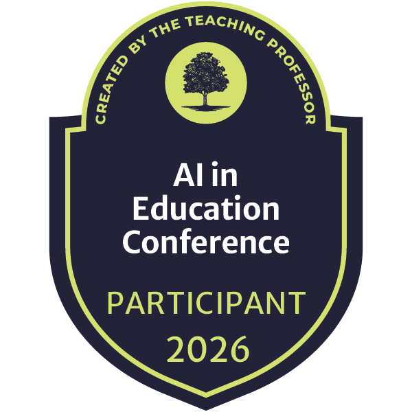 AI in Education Conference participant badge