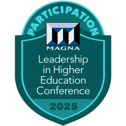 Leadership in Higher Education Conference 2025 badge