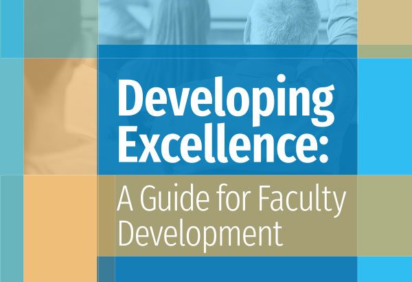 Developing Excellence: A Guide for Faculty Development